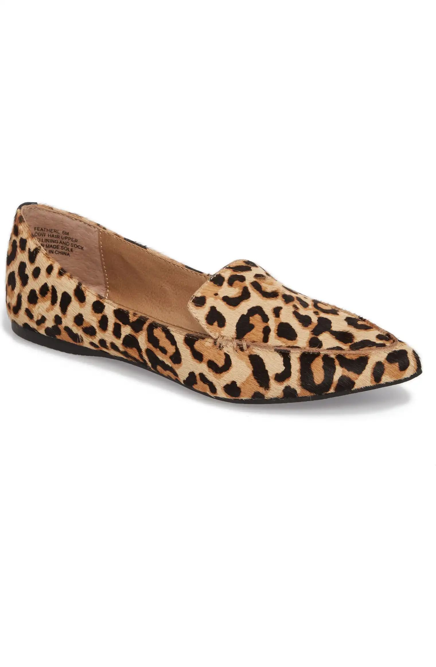 Feather-L Genuine Calf Hair Loafer Flat | Nordstrom