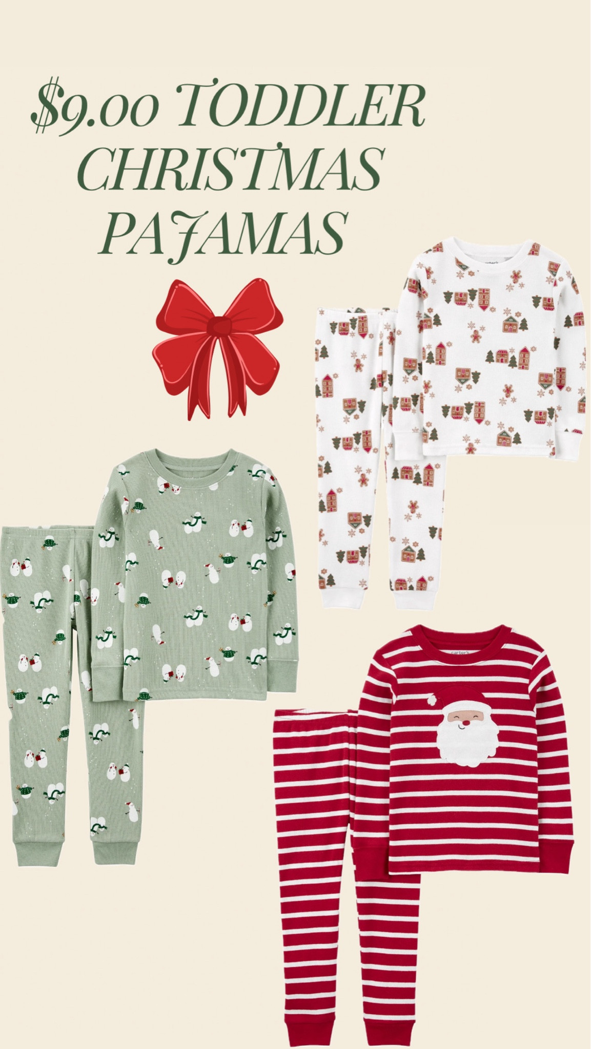 $9.00 toddler Christmas jammies! 🎅🏼

#LTKKids #LTKFamily #LTKHoliday