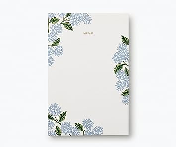 RIFLE PAPER CO. Large Memo Notepad, 65 Tear-Off Pages, Featuring Bands of Pastel Hues Separating ... | Amazon (US)