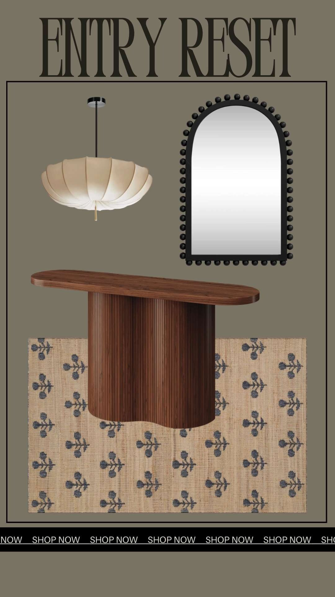 Entry reset: organic with eclectic touches. #FallReset #FallRefresh 

 #LTKFallSale #LTKSeasonal #LTKHome