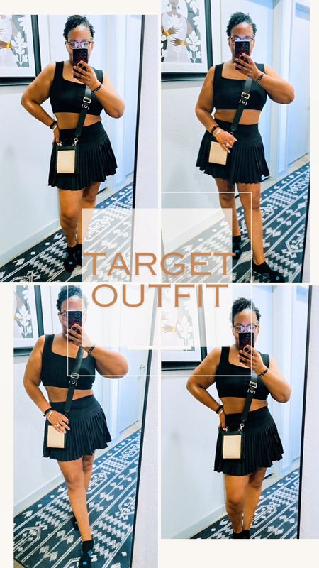 My fave Target outfit!!  Women's Square Neck Tiny Tank Top
, Women's Micro Pleated Skort
, Mini Boxy Tote Handbag.  #targetstyle #springoutfit

#LTKxTarget #LTKfindsunder50 #LTKstyletip