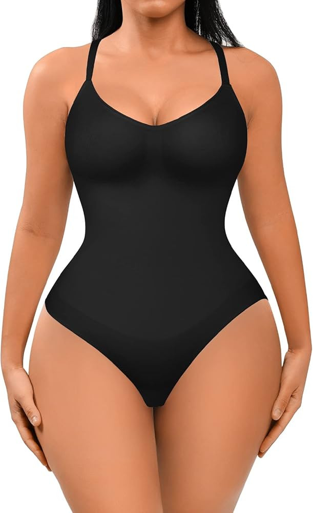 FeelinGirl Shapewear for Women Tummy Control Seamless Bodysuit Slim Full Body Shapewear Fajas Colomb | Amazon (US)
