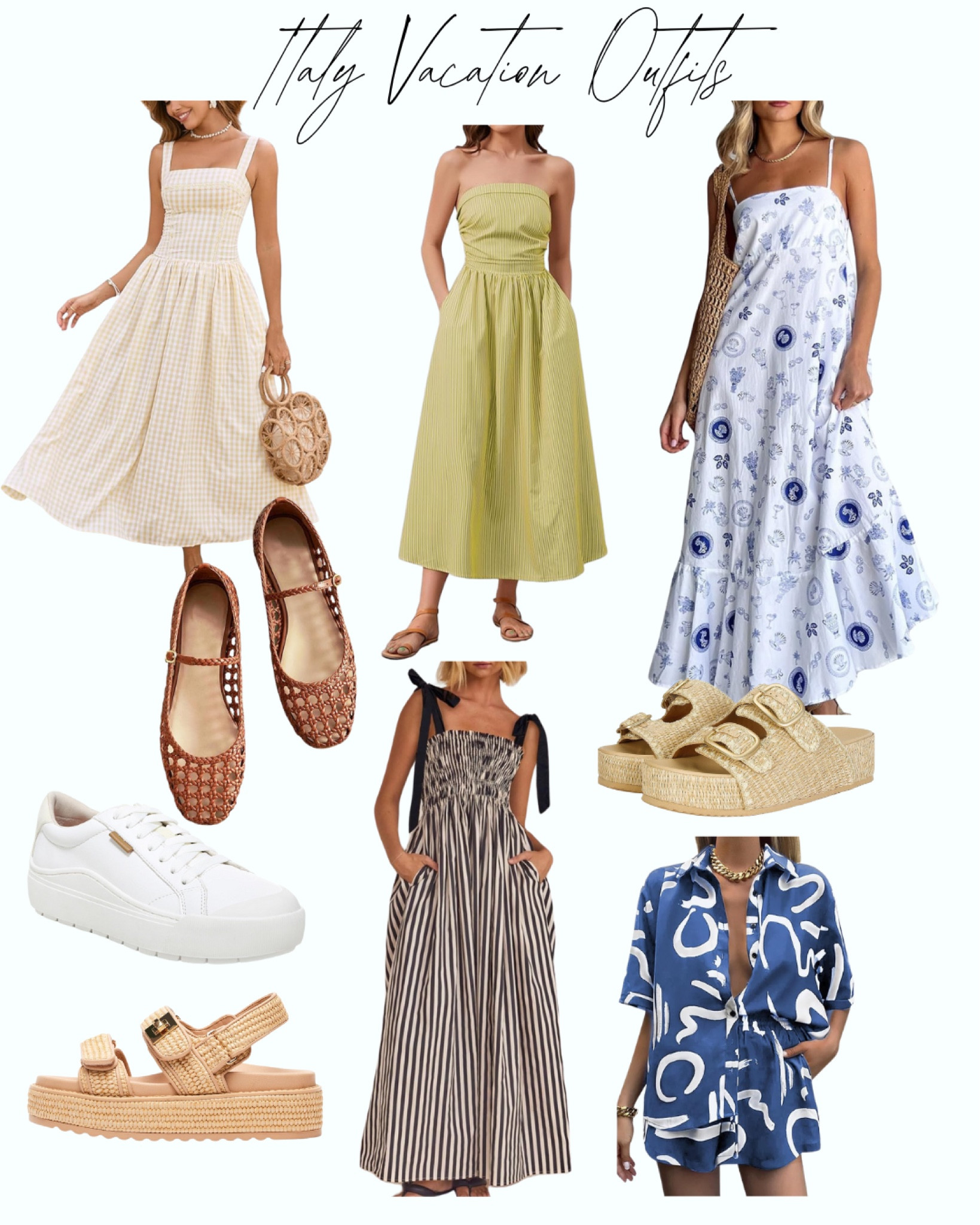 European vacation outfits / Italy vacation outfits / vacation outfit inspo 

#LTKStyleTip #LTKTravel #LTKSeasonal