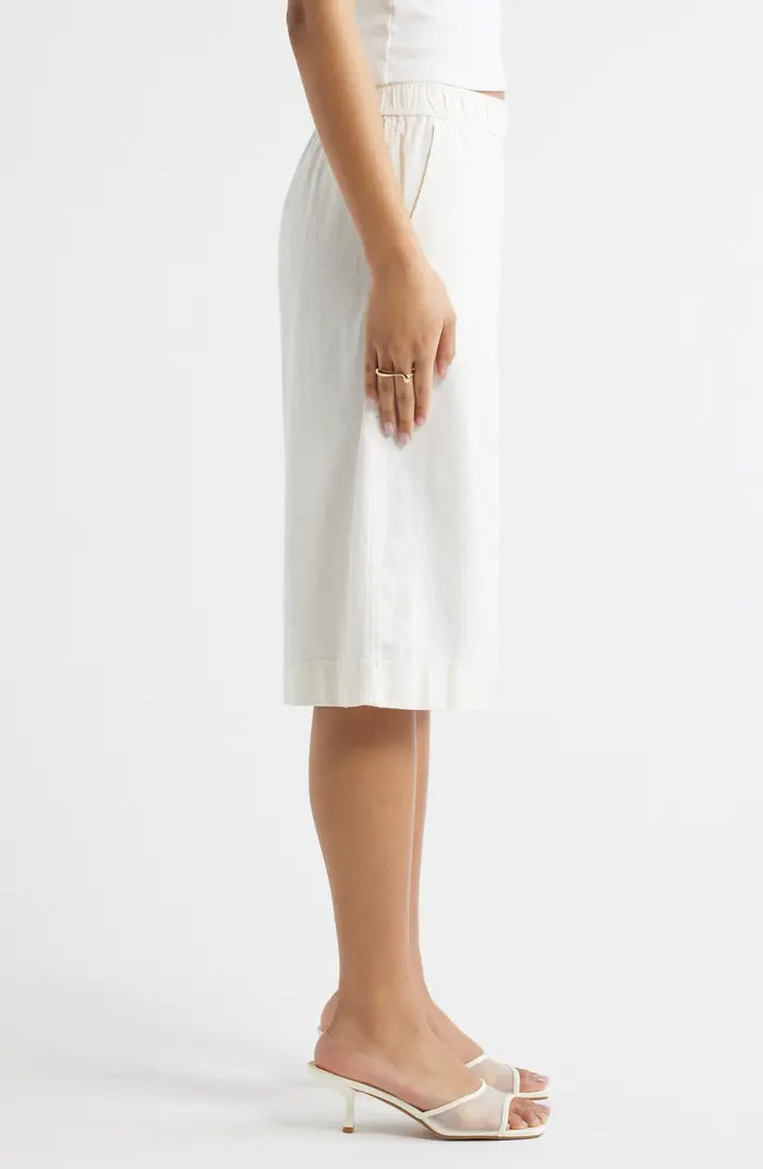 Linen Blend Culottes | Nordstrom