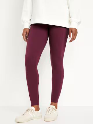 High-Waisted Jersey Ankle Leggings | Old Navy (US)