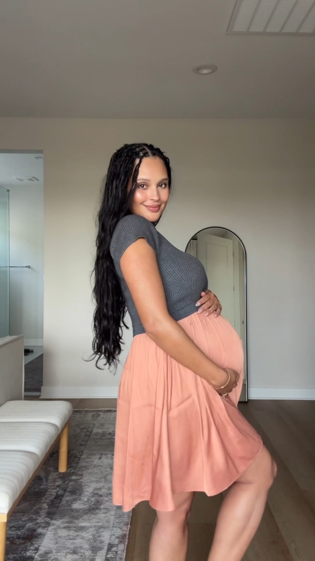 the cutest bump friendly dress from anthropology and my favorite heeled boots i might have no business wearing 🖤

#LTKShoeCrush #LTKBump #LTKWatchNow