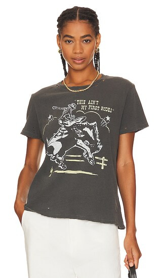 Ain't My First Rodeo Tee in Vintage Black | Revolve Clothing (Global)
