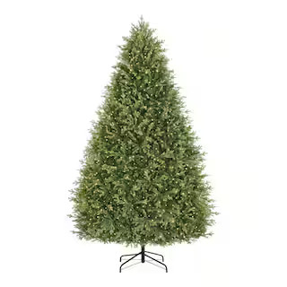 Home Decorators Collection 9 ft. Pre-Lit LED Eastcastle Balsam Fir Artificial Christmas Tree 21HD... | The Home Depot