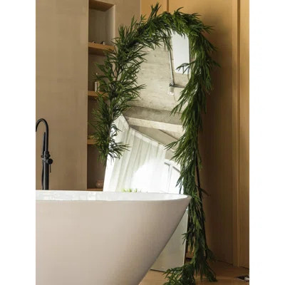 Artificial Norfolk Pine Garlands, Real Touch Winter Pine Garland, Green Artificial Greenery Garland For Table, Mantle, Wall, Indoor, Outdoor Christmas | Wayfair North America