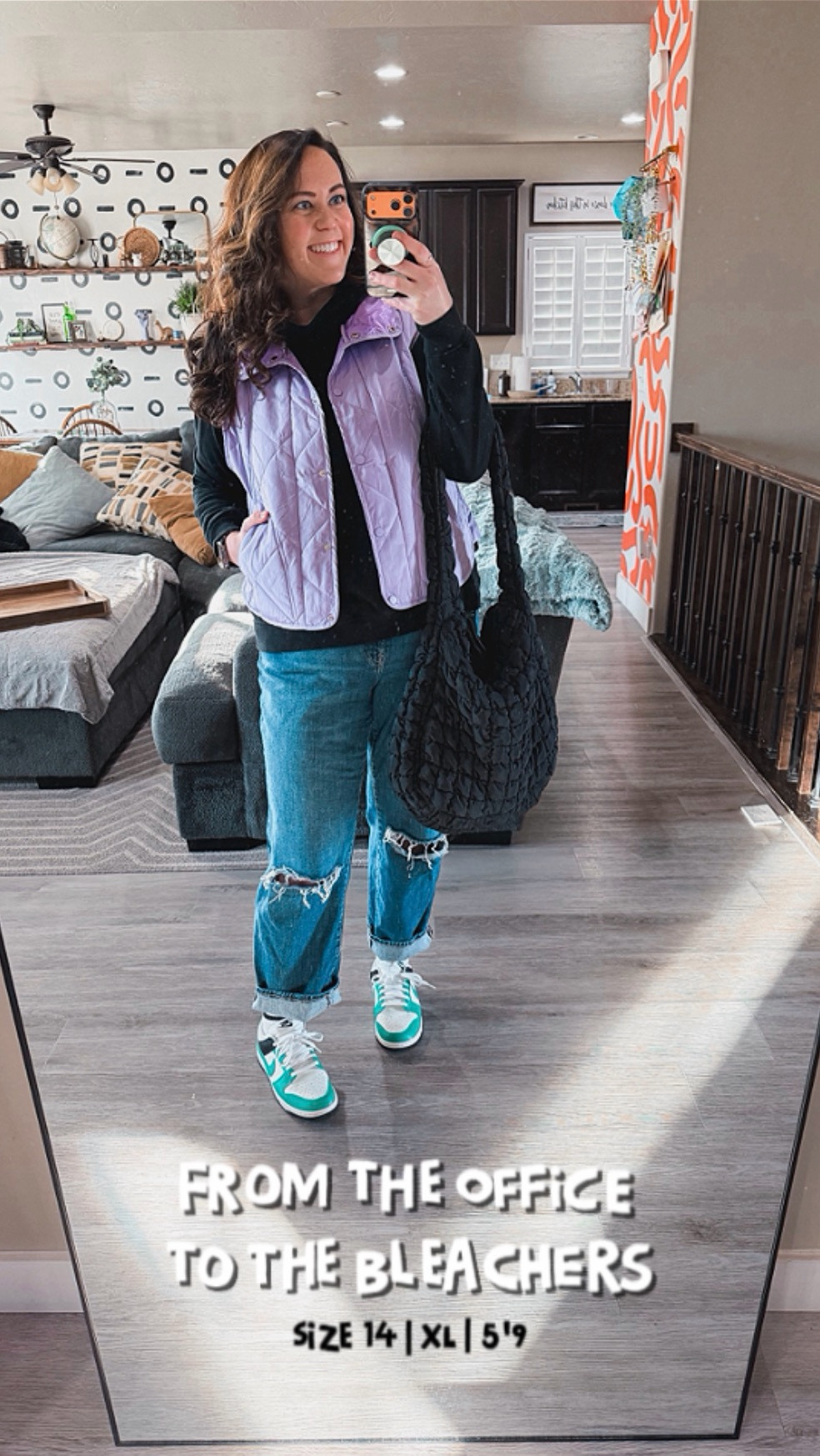 Some days we need to wear all the hats, but don’t have time for an outfit change. So we compromise and find something that’ll work for work mom to sports mom 🥰 if you know, you know 😂



Jeans 14: @oldnavy  
Shirt XL: @darongboutique
Hoddie & Nike: @Nike US 
Vest XL: @amazonfindsandfashion 

size 14 | XL | 5’9

#midsizestyle #basketballmom #MidsizeFashion #wintermomoutfit #momstyle 

#LTKmomlife #LTKMidsize #LTKTall