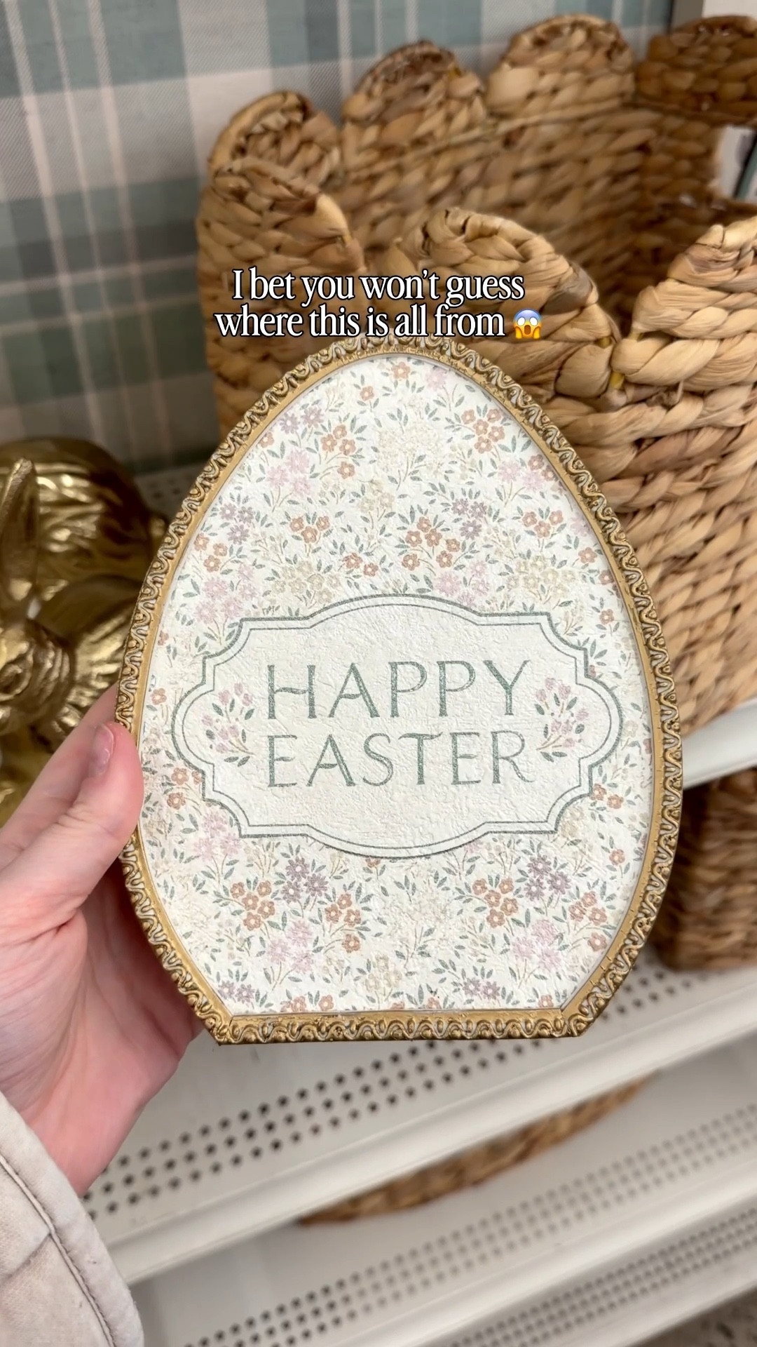 How cute is all this Easter decor?! I was SHOCKED where I found it 😱

#LTKSeasonal #LTKHome