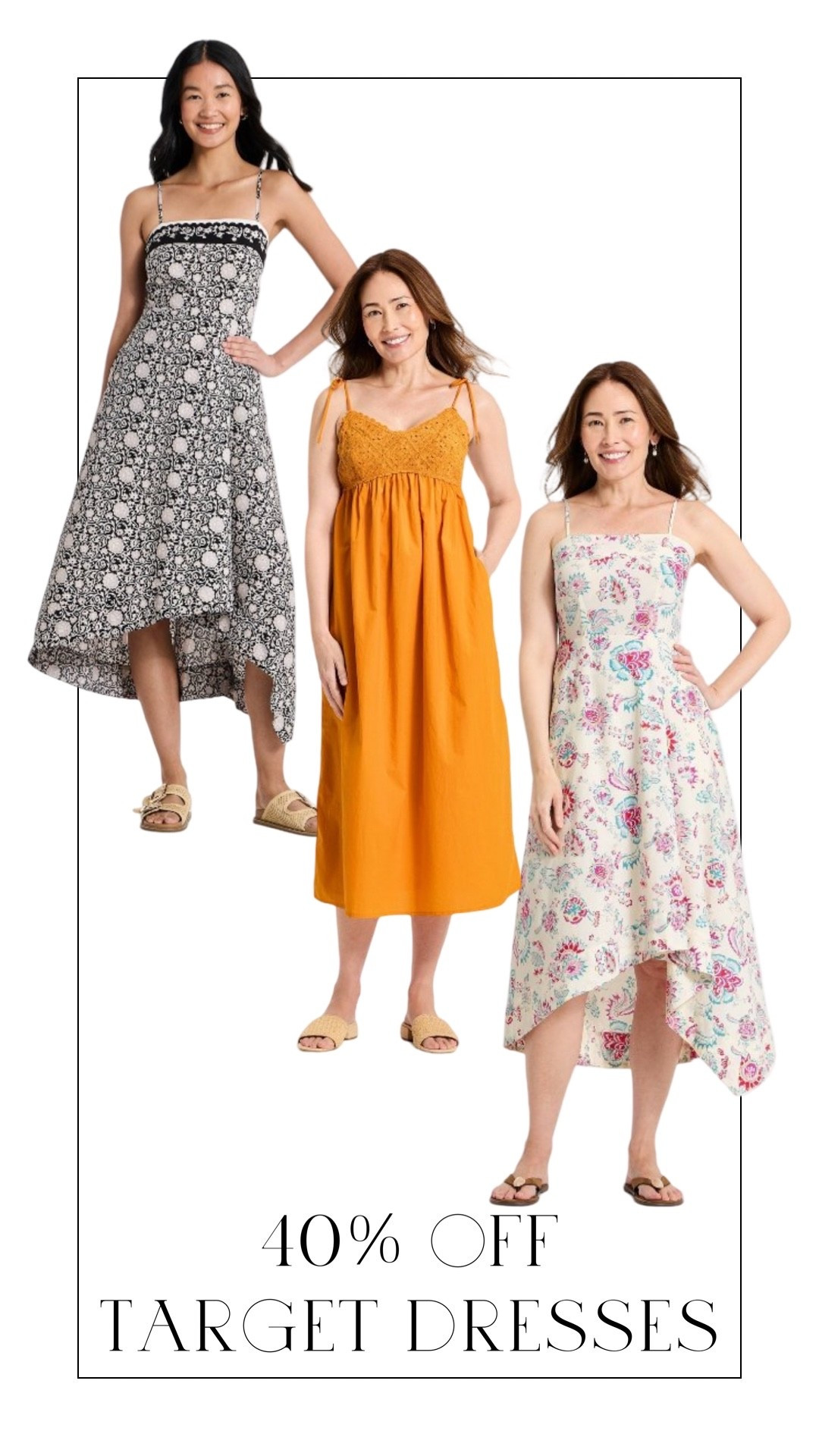 40% off target dresses!🚨

#sale #deals #summerstyle
#target #targetfinds #summeroutfit #vacationoutfit

Summer style, vacation outfit, deals Target

#LTKootd #LTKMidsize #LTKSaleAlert