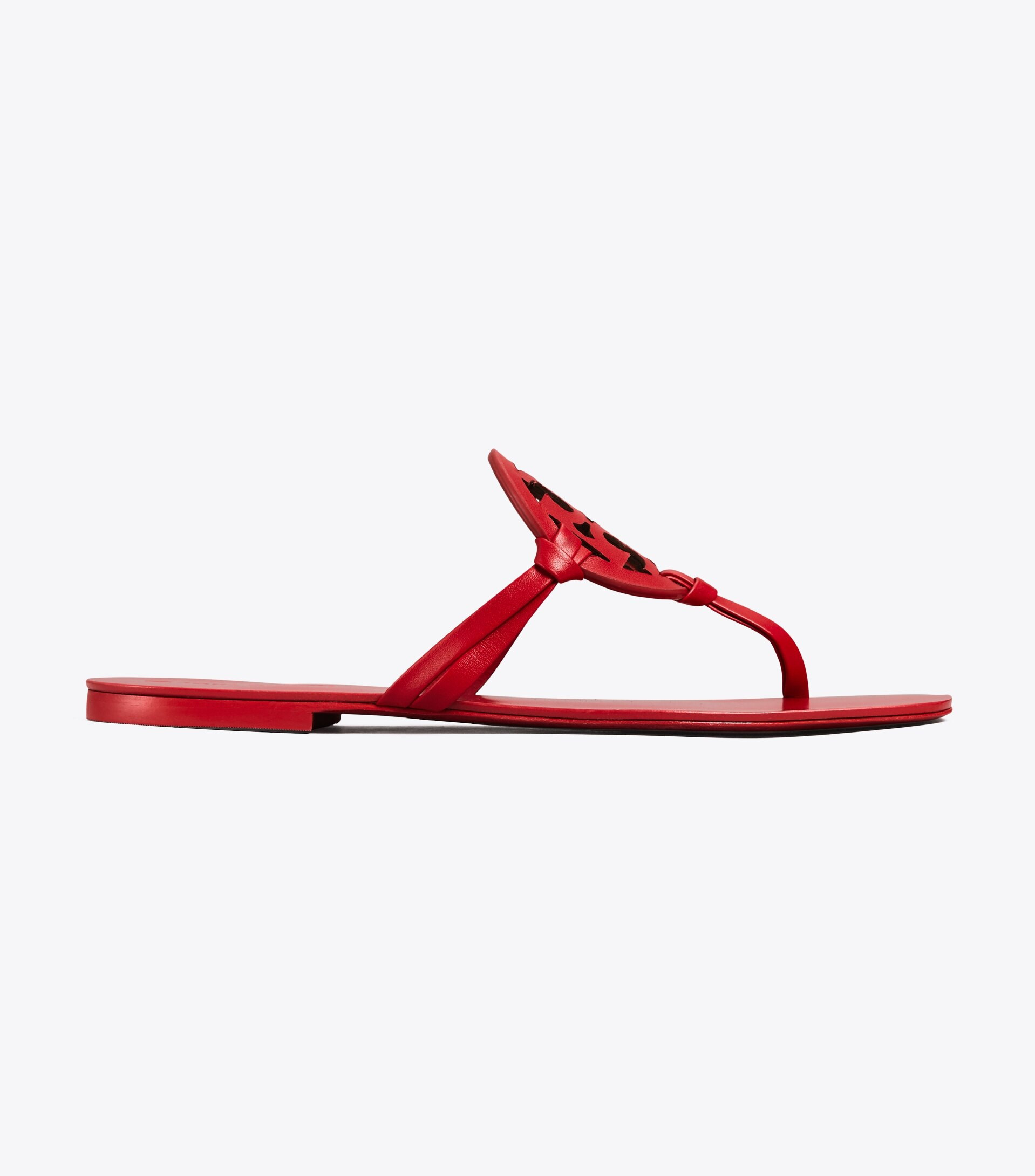 Miller Square-Toe Sandal, Leather | Tory Burch (US)