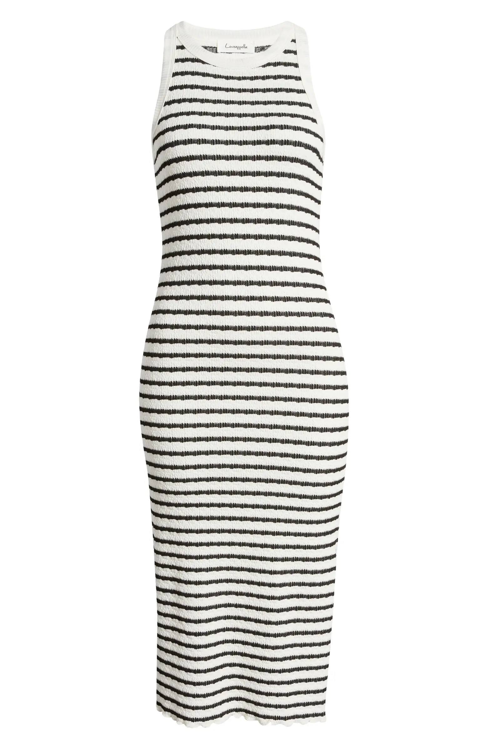 Loveappella Stripe Midi Tank Dress | Nordstrom | Nordstrom