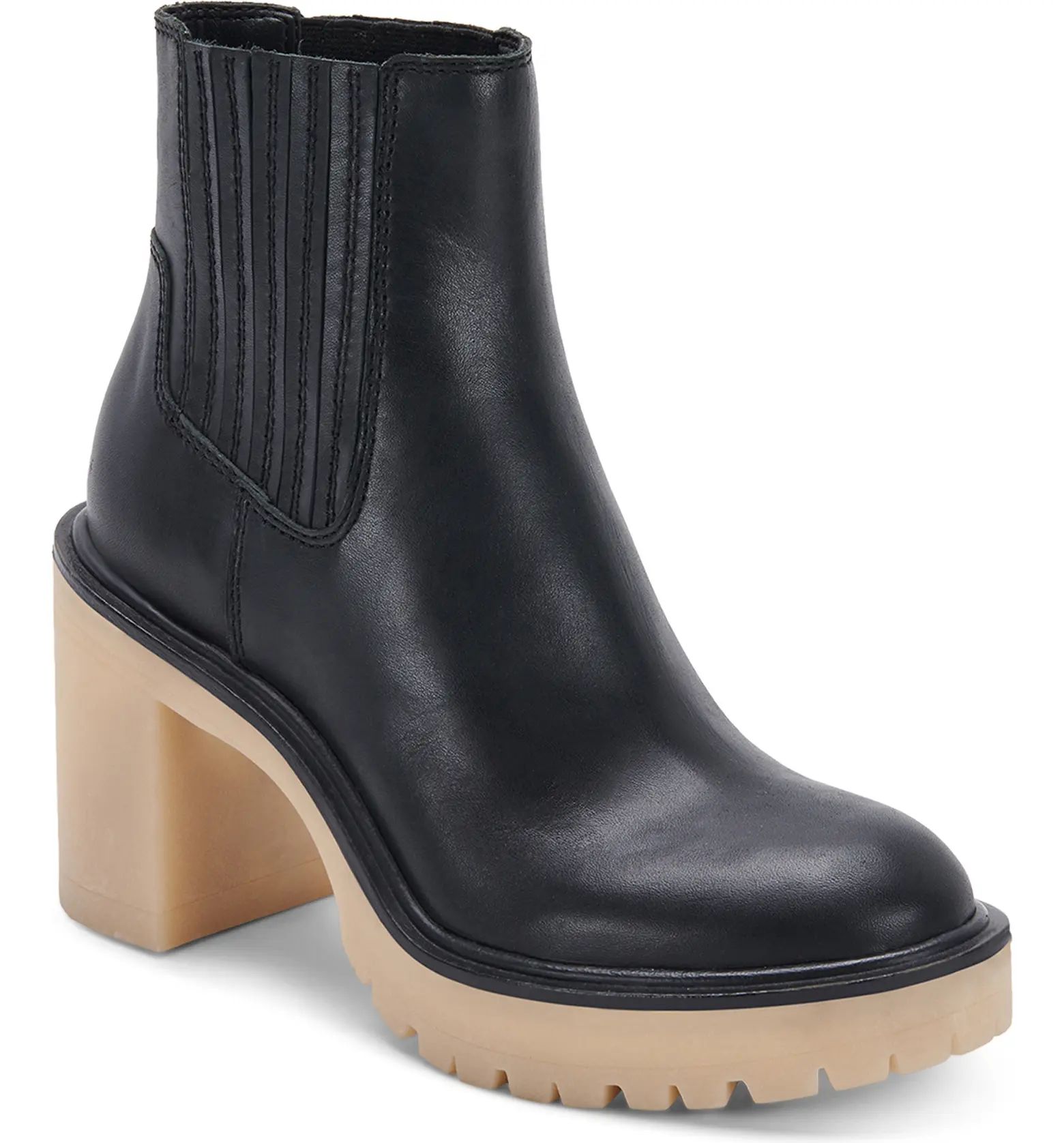 Dolce Vita Caster H2O Waterproof Block Heel Bootie | Nordstrom | Nordstrom