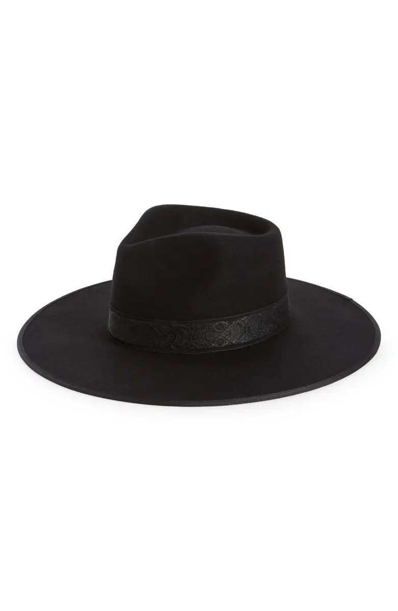 Noir Bubble Crown Wool Rancher Hat | Nordstrom