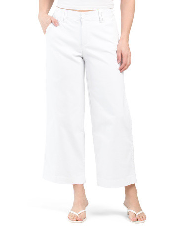 Ab Technology High Rise Wide Leg Jeans With Slant Pockets | TJ Maxx