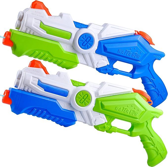 JOYIN 2 Pack Large Water Guns Toy Super Water Soaker Blaster Squirt Guns for Kids Summer Swimming... | Amazon (US)