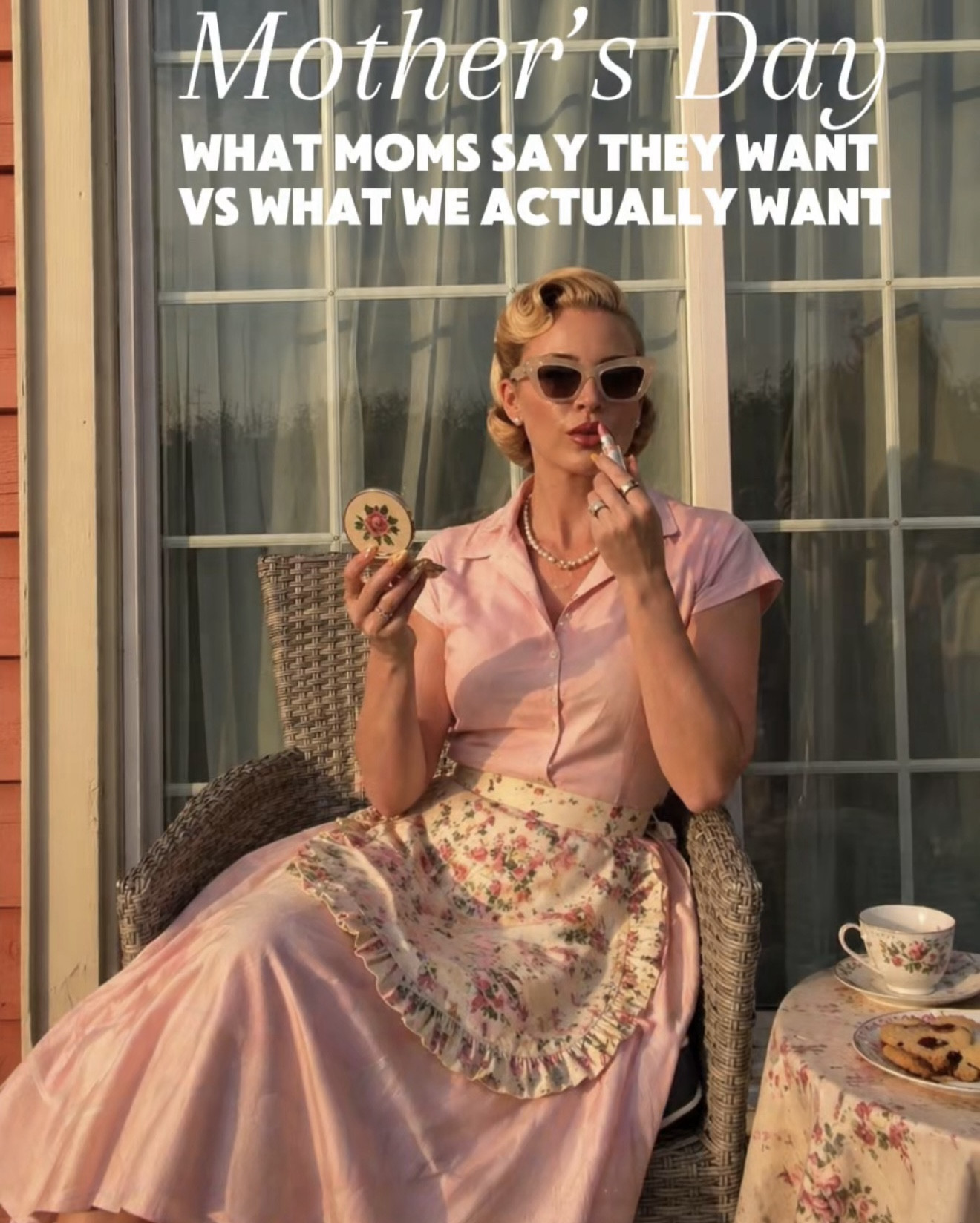 i say “i don’t need anything” every year
and somehow that keeps getting taken literally



*reimagined with Al because obviously I was not a 50s housewife

#LTKOver40 #LTKMothersDay #LTKdayinmylife