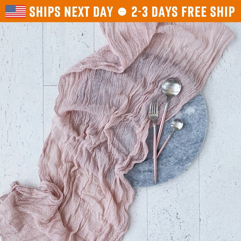 Gauze table runner 100ft roll Bulk hand dyed cheesecloth | Etsy | Etsy (US)