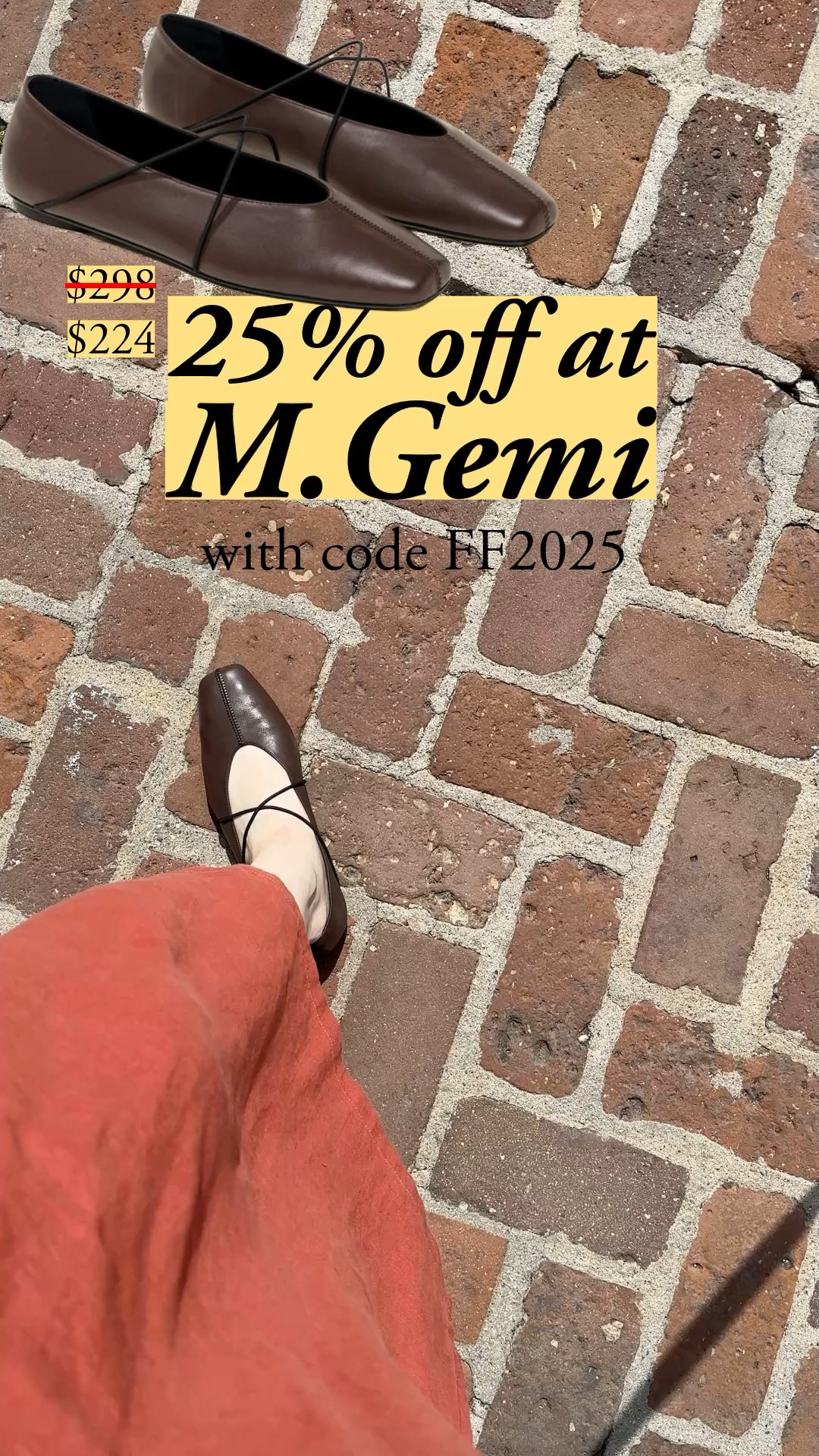 25% off all full-priced styles with code FF2025 – preview the Friends & Family sale this weekend. Sale ends 3/11/26. My shoes are TTS – I have the Una and the Lisinda. The M.Gemi bags look better to me than Chloé. Chloé's leather shows strain in the corners (!).

#LTKootd #LTKSaleAlert