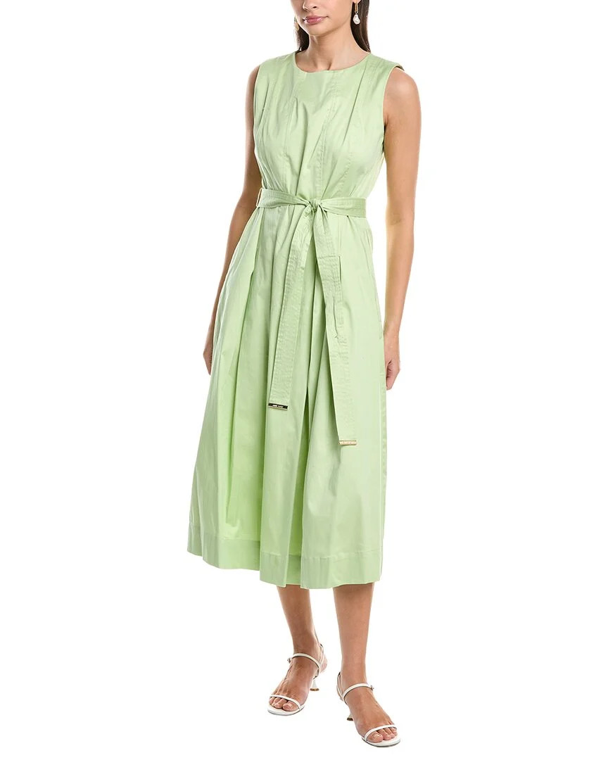Anne Klein Paneled Bodice Jewel Neck Midi Dress | Shop Simon