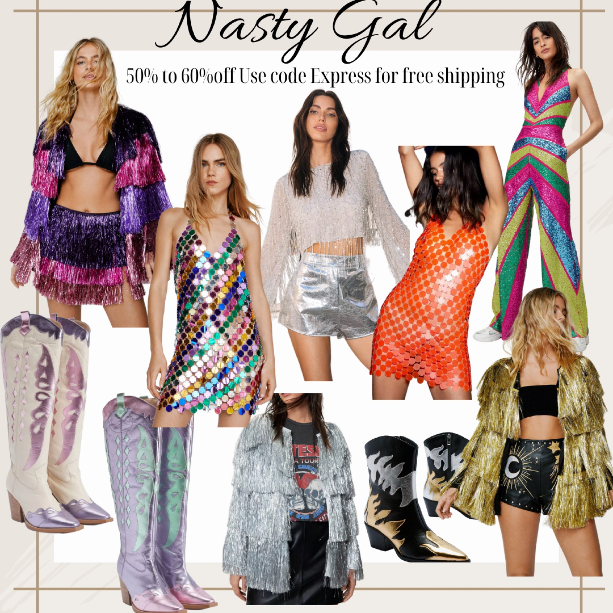 Festival time is here !! 🎡Nasty Gal has some of the cutest styles that’s perfect for any festival. ‼️50% to 60% off ‼️on top of free shipping when you use the code EXPRESS #festival #boots #Coachella #party #rave 

#LTKSeasonal #LTKFestival