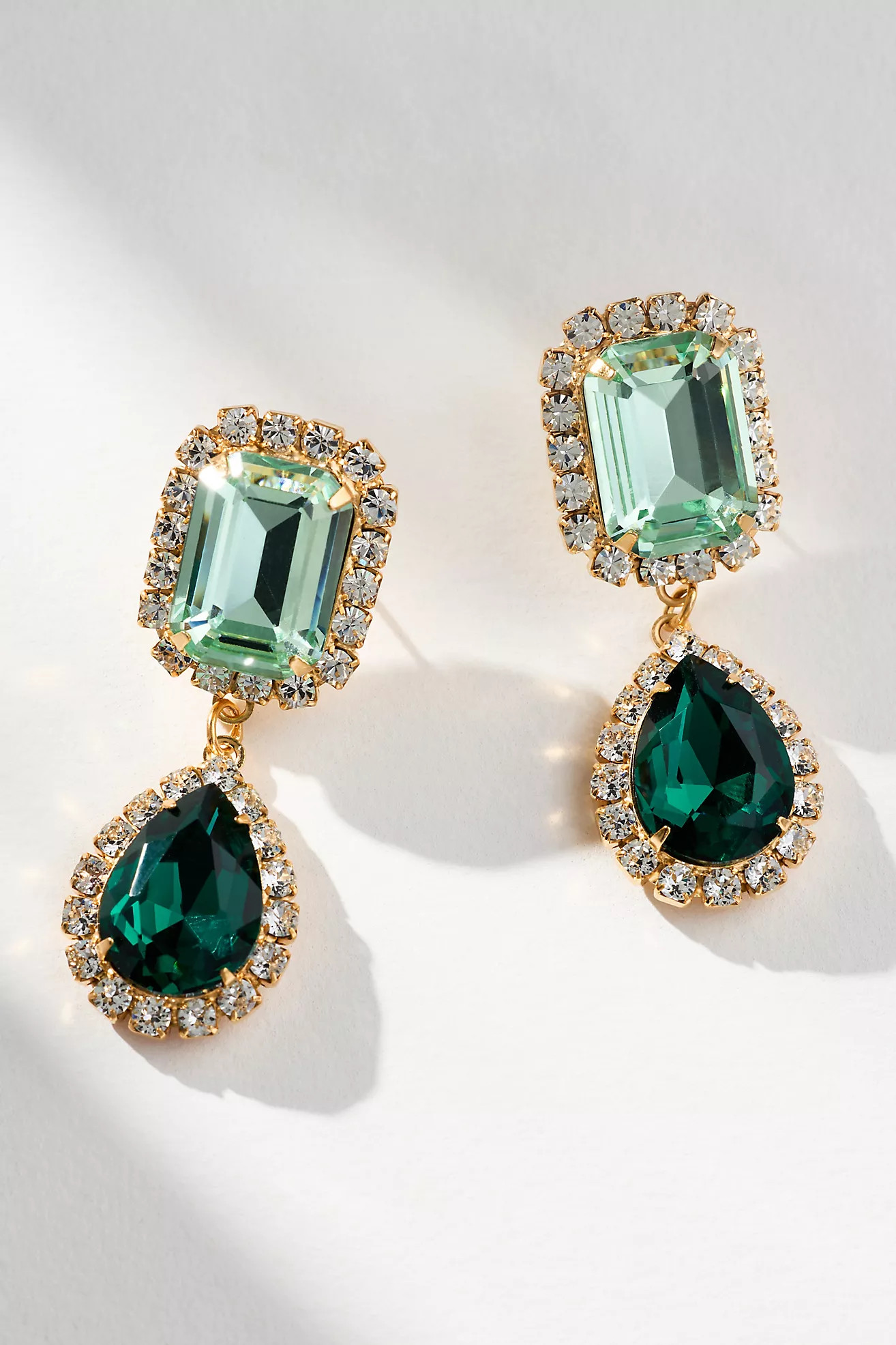 The Pink Reef Jewel Drop Neon Earrings | Anthropologie (US)