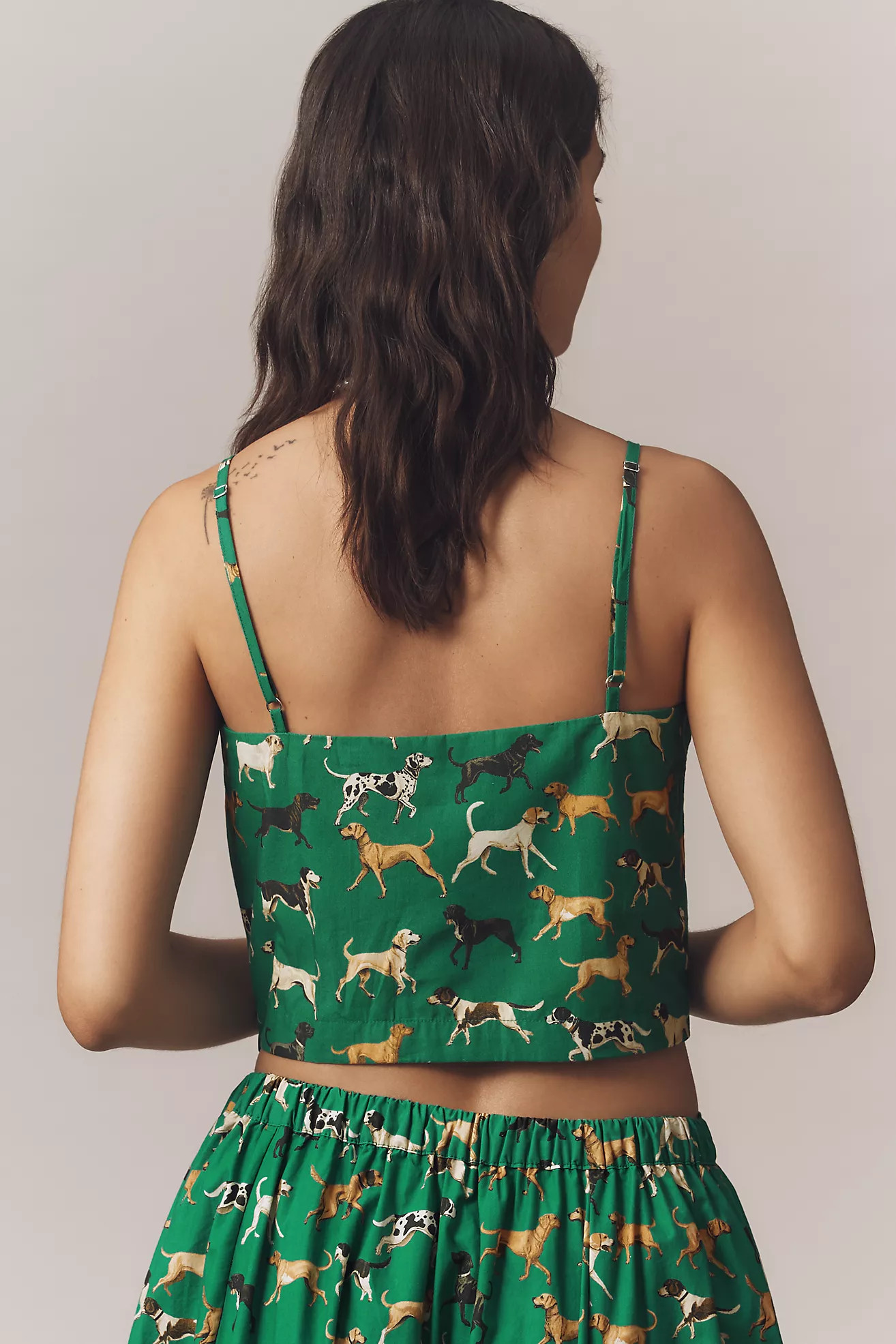 Maeve Straight-Neck Crop Tank | Anthropologie (US)