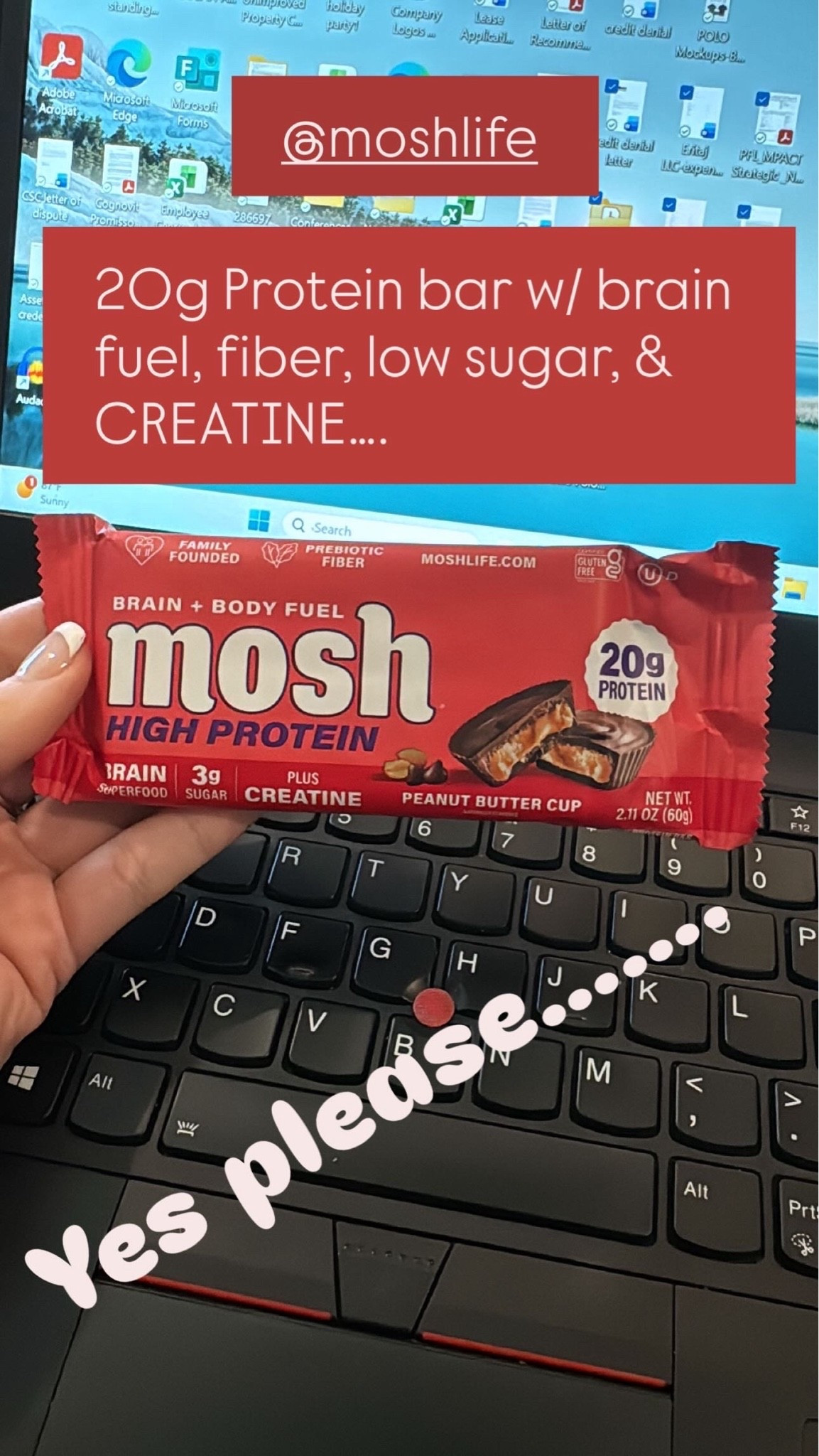 A protein bar that’s good for your brain and has creatine!  yes please

#LTKfitnessgoals #LTKdayinmylife #LTKfoodie