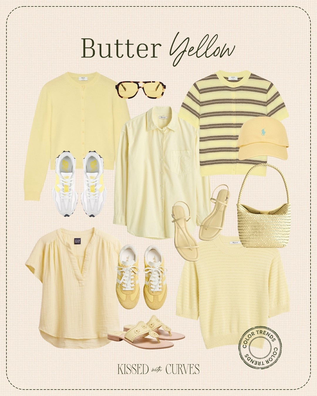 2026 Color Trend - Butter Yelloww

Lots of fun pieces to create spring and summer outfits! Sweaters, tops, shirts, shoes, bags and accessories!

Spring outfits 2026, travel outfits, work outfits, business casual workwear, work outfits, spring dresses, date night outfits, summer outfits, vacation outfits beach

#LTKOver40 #LTKWorkwear #LTKTravel
