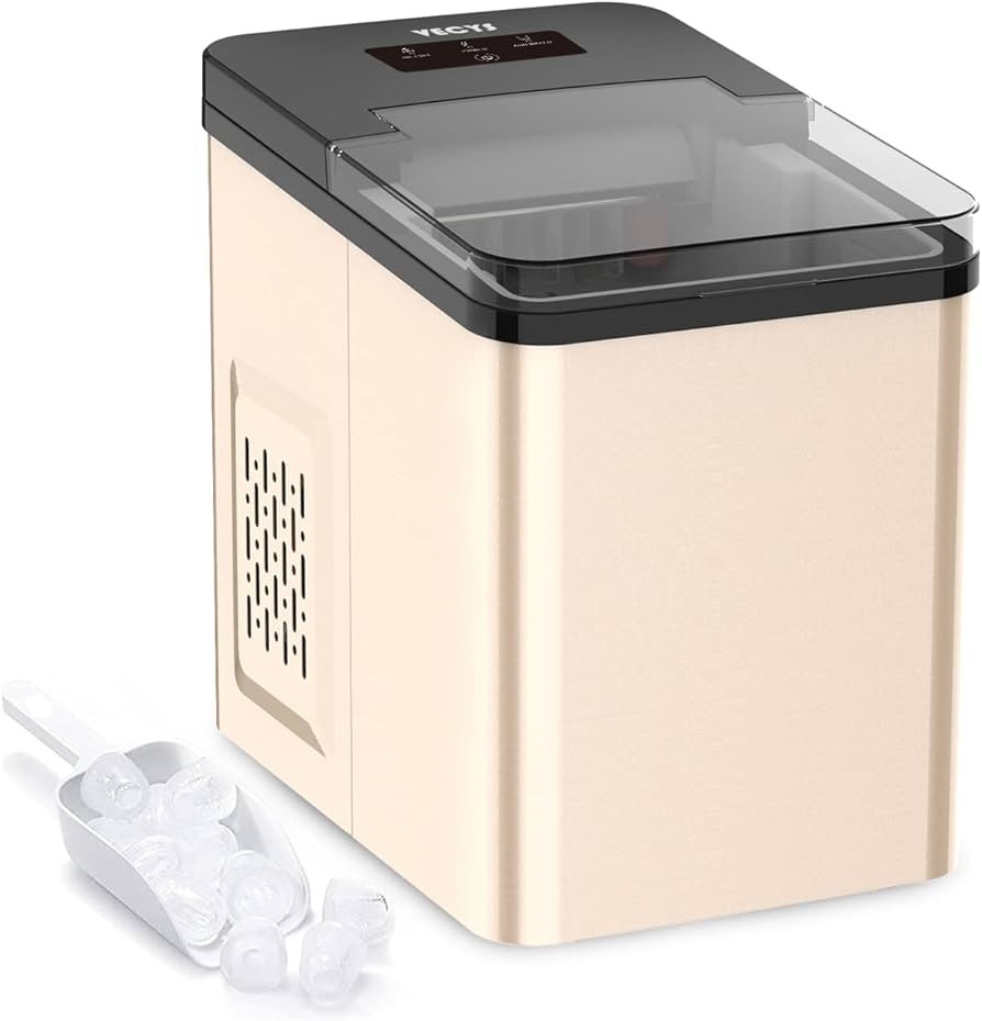VECYS Upgraded Ice Maker, Premium Countertop Ice Machine 26LBS Daily Ice Making Capacity and Self... | Amazon (US)