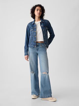 Low Rise Stride Wide-Leg Jeans | Gap (US)