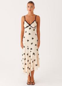 Amelia Midi Dress - Nude | Peppermayo (Global)