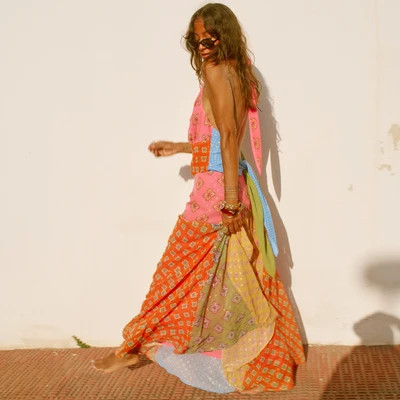 Pink Mix Tile Skirt | Never Fully Dressed US