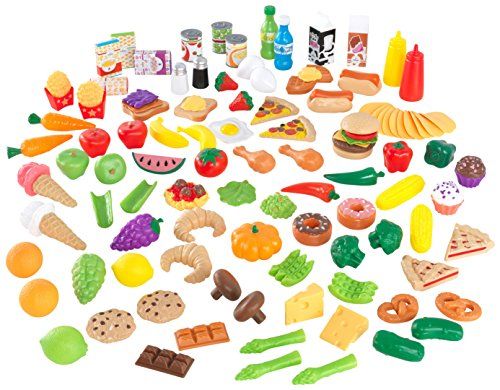 KidKraft Tasty Treats Play Food Set (115 Pieces) | Amazon (US)