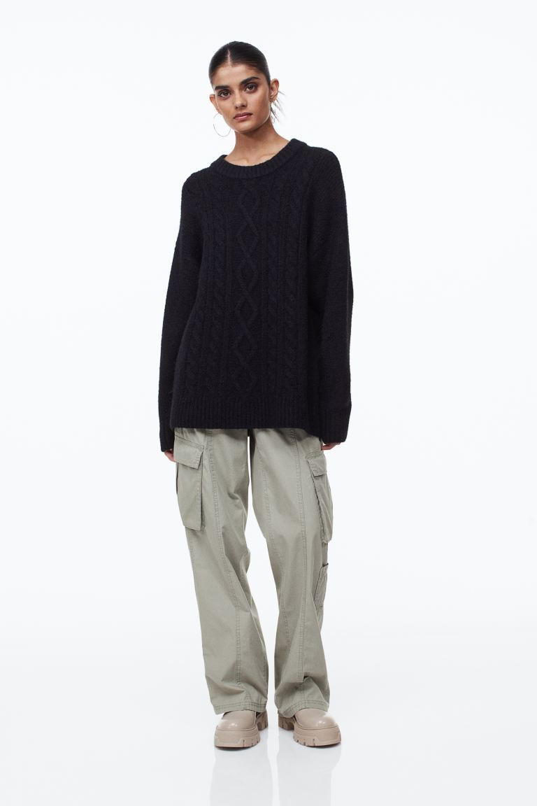 Oversized Cable-knit Sweater | H&M (US + CA)