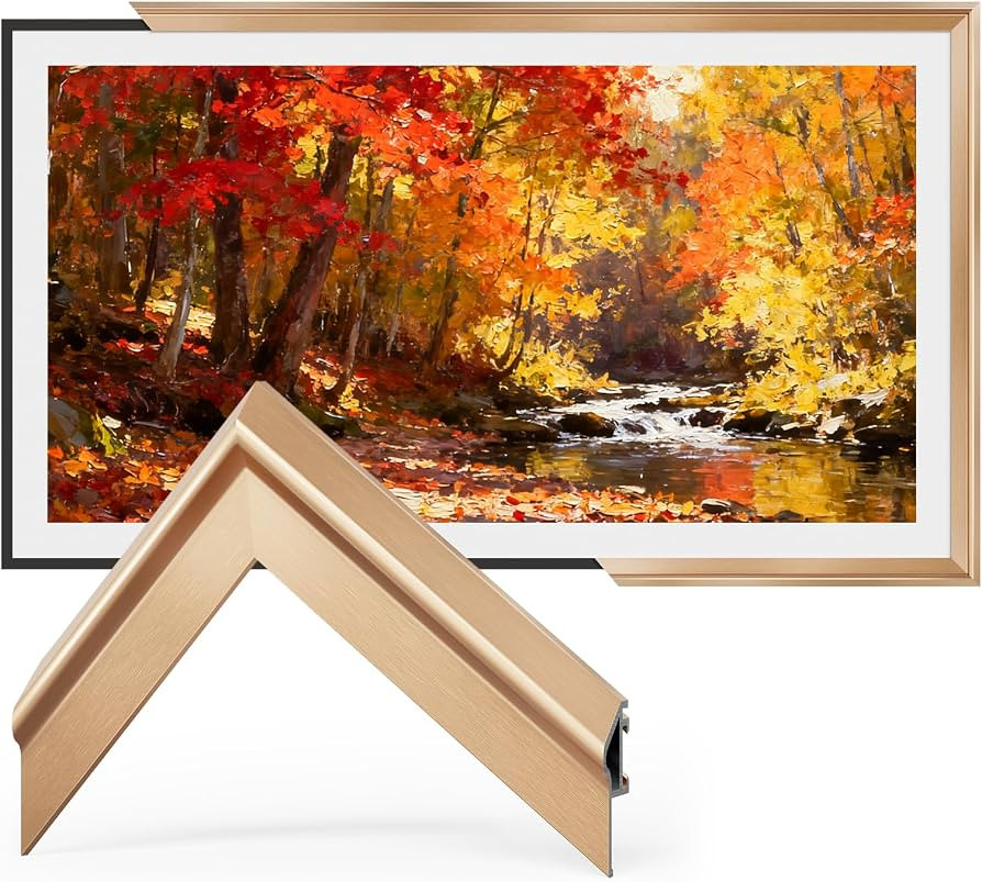 TV Frames 55\u201d Deco Alloy Bezel Only for Samsung The Frame TV and Pro TVs (Fits 2021-2026, LS... | Amazon (US)