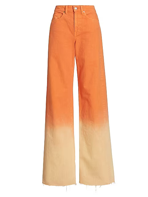 Taylor Ombré Wide-Leg Jeans | Saks Fifth Avenue
