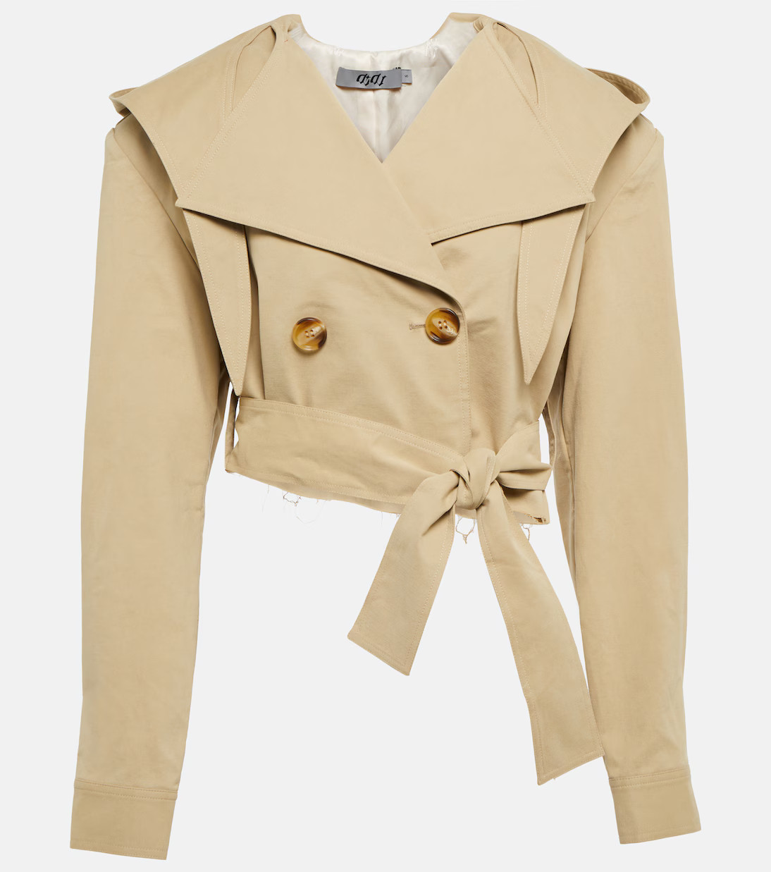 Cropped cotton gabardine jacket | Mytheresa (US/CA)