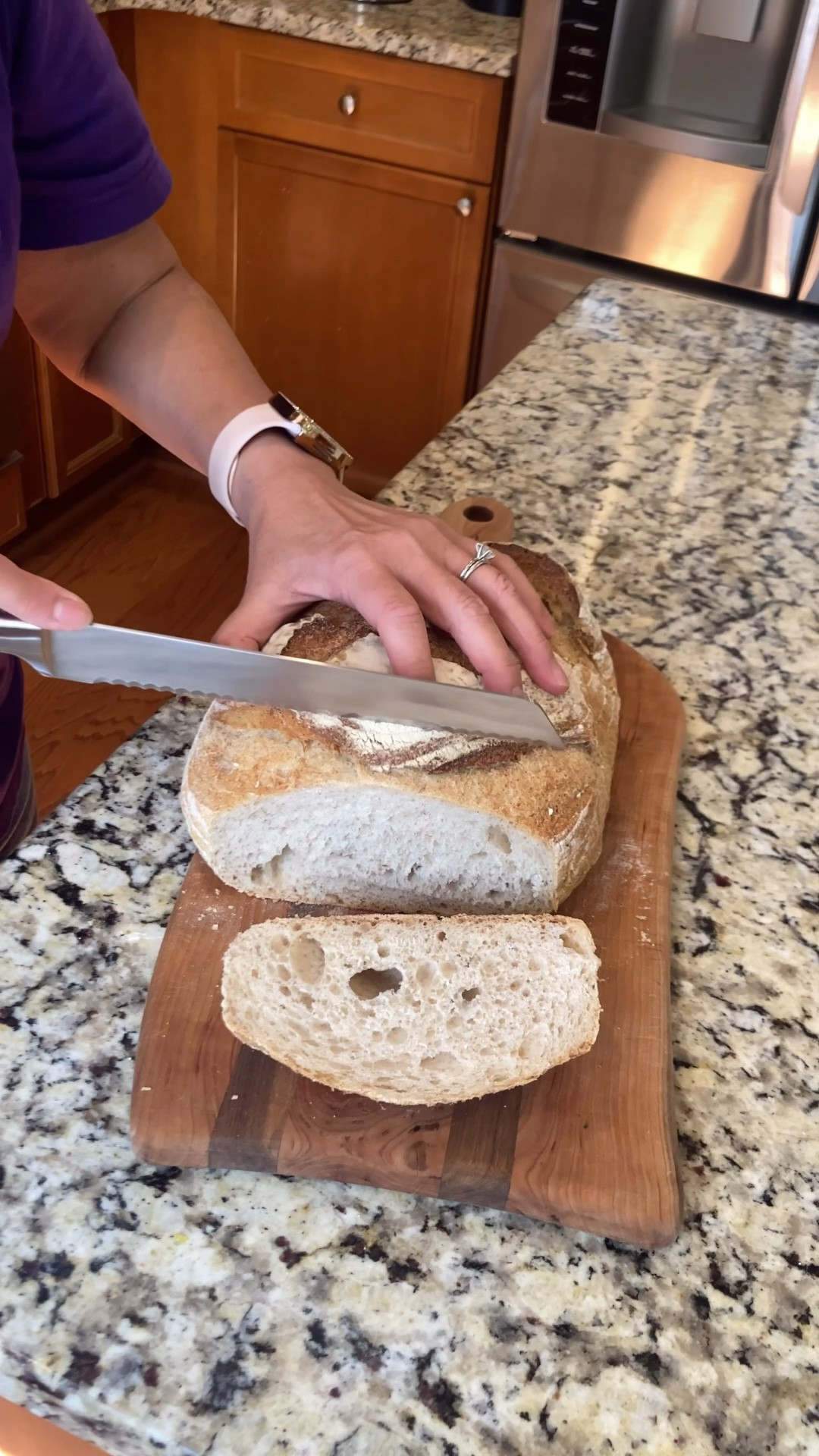Who else is obsessed with the smell (and taste) of freshly baked sourdough?  But let’s be honest... slicing through that crust without squishing your loaf? Total struggle—until now!

I’m using the Zwilling J.A. Henckels Twin Four Star 8" Bread Knife, and it cuts easily through even the crispiest crust. No tearing, no smashing—just perfect slices for sandwiches, toast, or snacking straight from the board. 

What’s your go-to bread these days—sourdough, rye, or classic white? 
Drop your fave below & tap to shop this game-changing knife on LTK!
 #kitchenmusthave #breadknife #sourdoughlove #zwilling #homecheftools #bakingjoy

#LTKHome