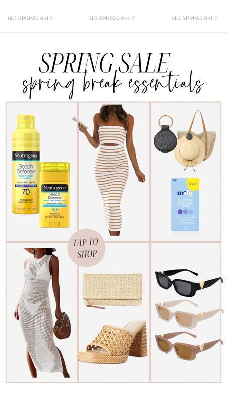 Amazon Big Spring Sale 
Vacation looks from Amazon 
Spring break essentials | maxi dress | sunscreen | sunglasses 

#LTKfindsunder100 #LTKstyletip #LTKtravel