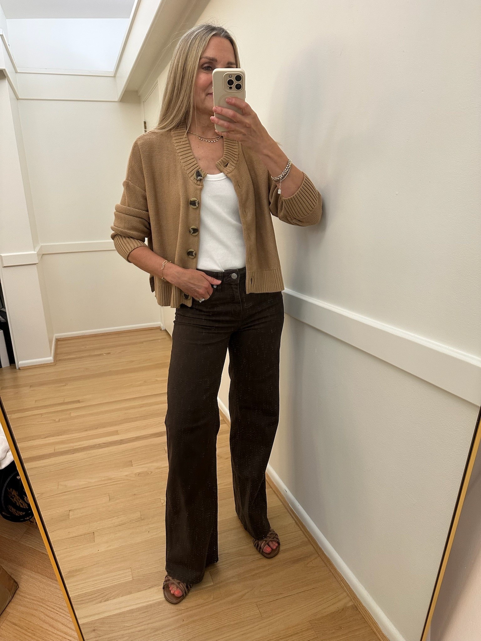 Fall capsule wardrobe favorites from @Quince! This cardigan comes in several different colors and is so soft and comfortable!

#LTKgrwm #LTKSeasonal #LTKOver40