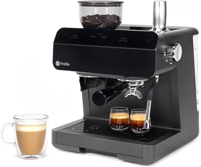 GE Profile Semi Automatic Espresso Machine + Steam Frother | Italian-Made 15 Bar Pump for Balance... | Amazon (US)