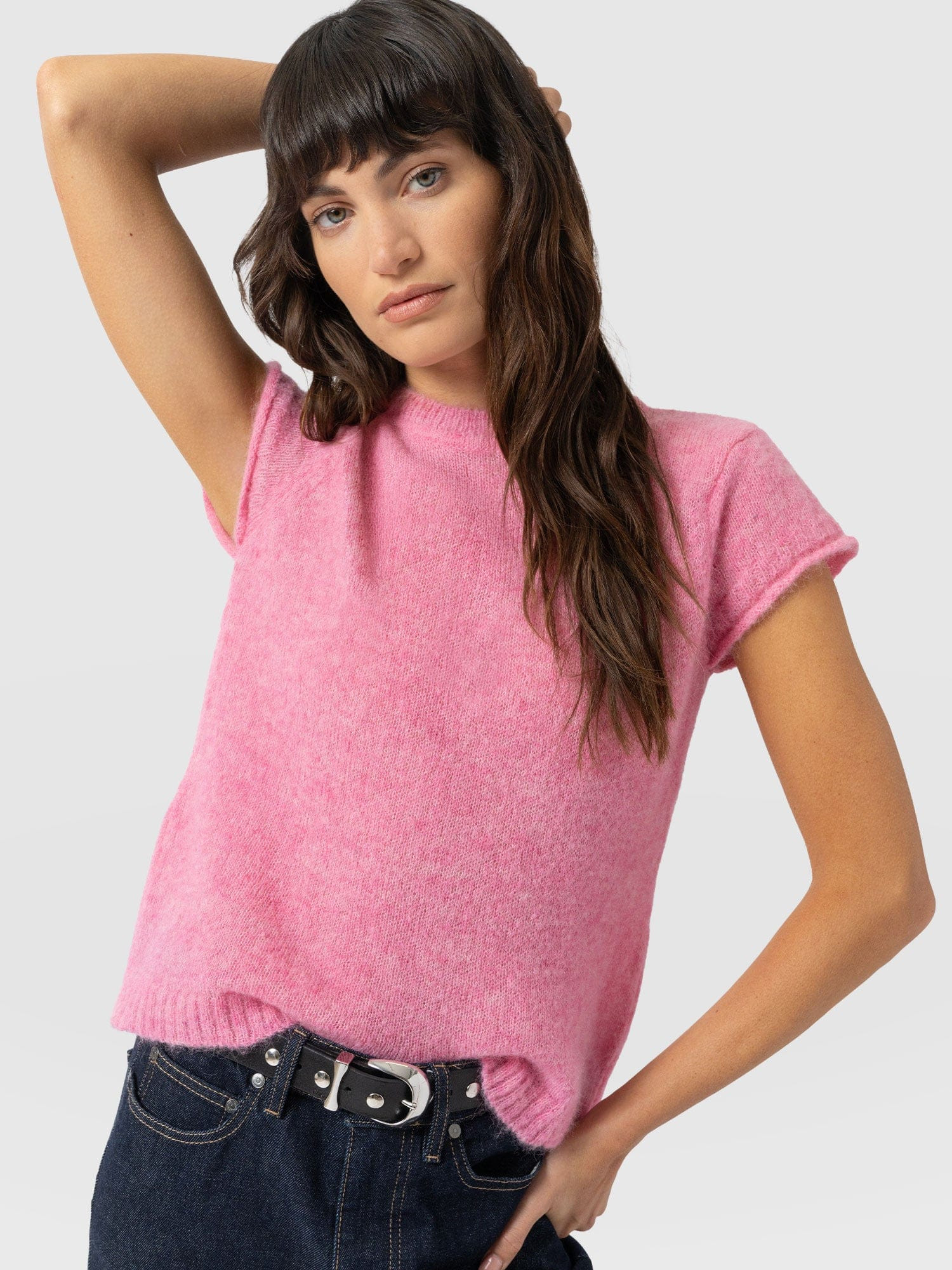 Ariella Baby Tee - Pink | Saint + Sofia UK