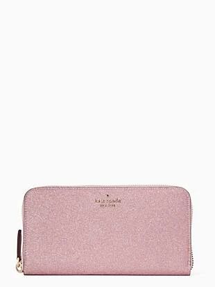 lola glitter boxed small slim card holder | Kate Spade Outlet