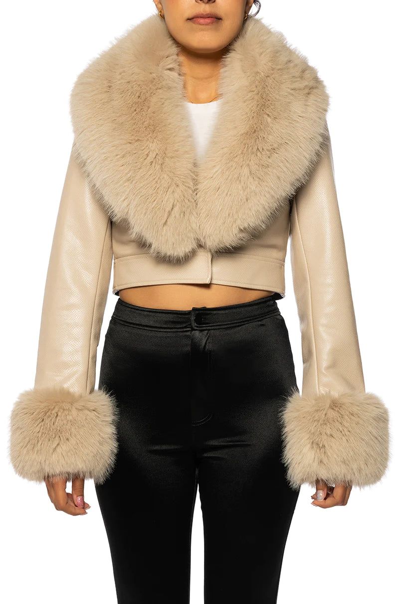 New Gisele Faux Fur Jacket | TandyWear