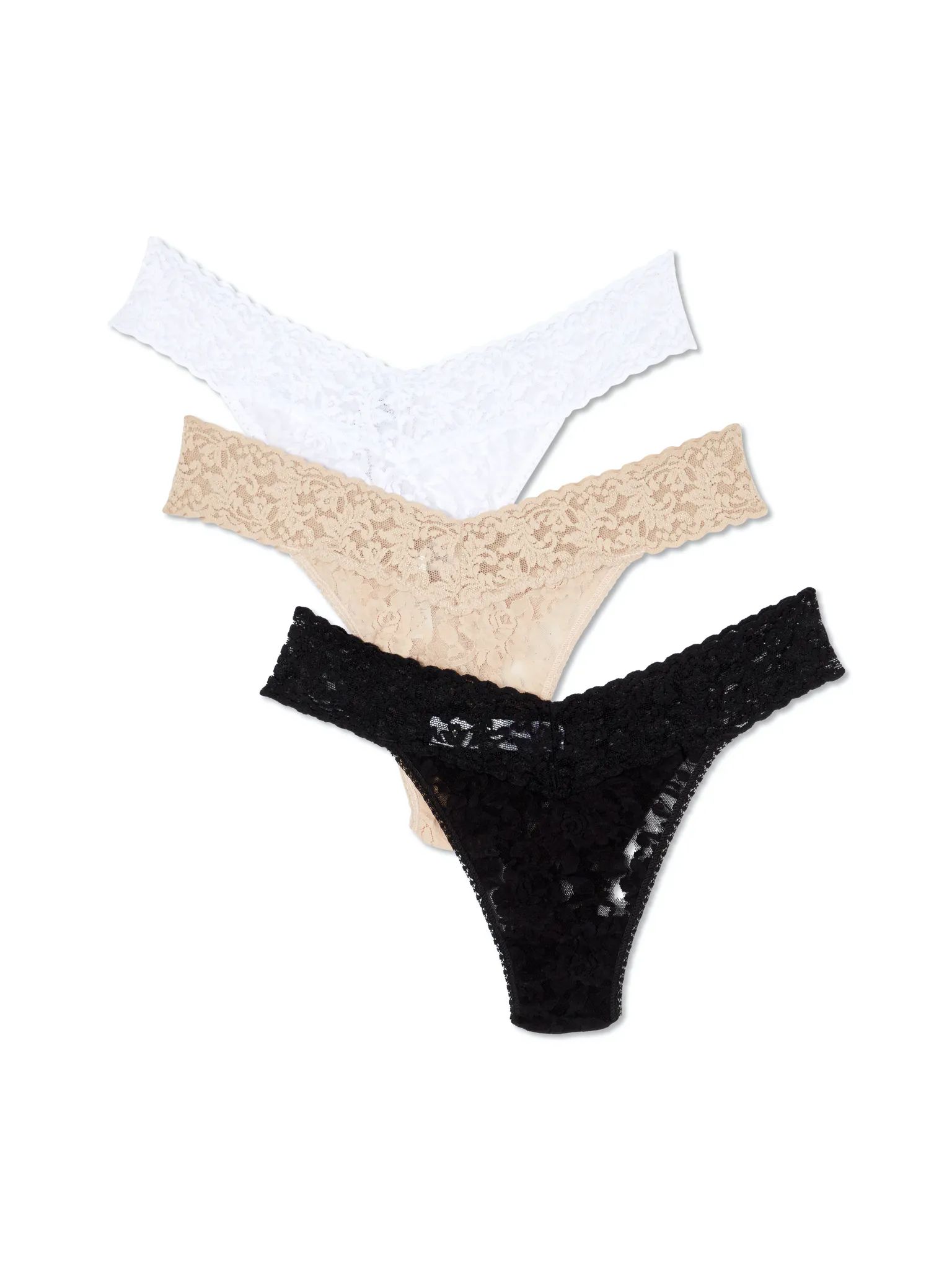 3-Pack Low Rise Thongs | Verishop