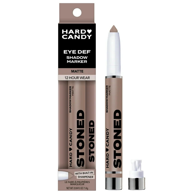 Hard Candy Eye Def Eyeshadow Stick, Matte, Creamy, Blendable Color. Gray | Walmart (US)