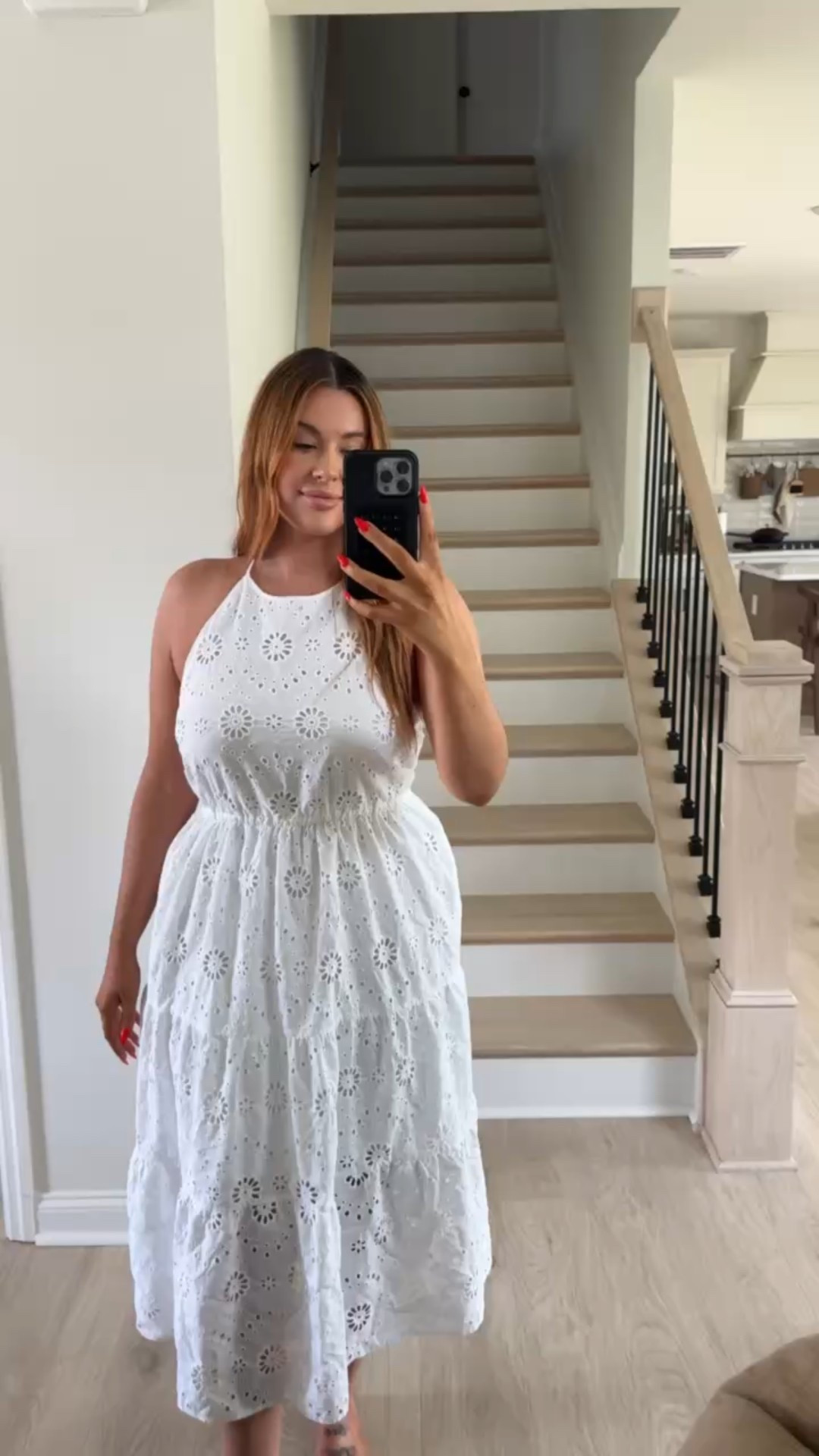 White dress under $50 for bridal showers, brunches, shopping, baby showers 🤍🥂

#LTKStyleTip #LTKSummerEdit #LTKMidsize